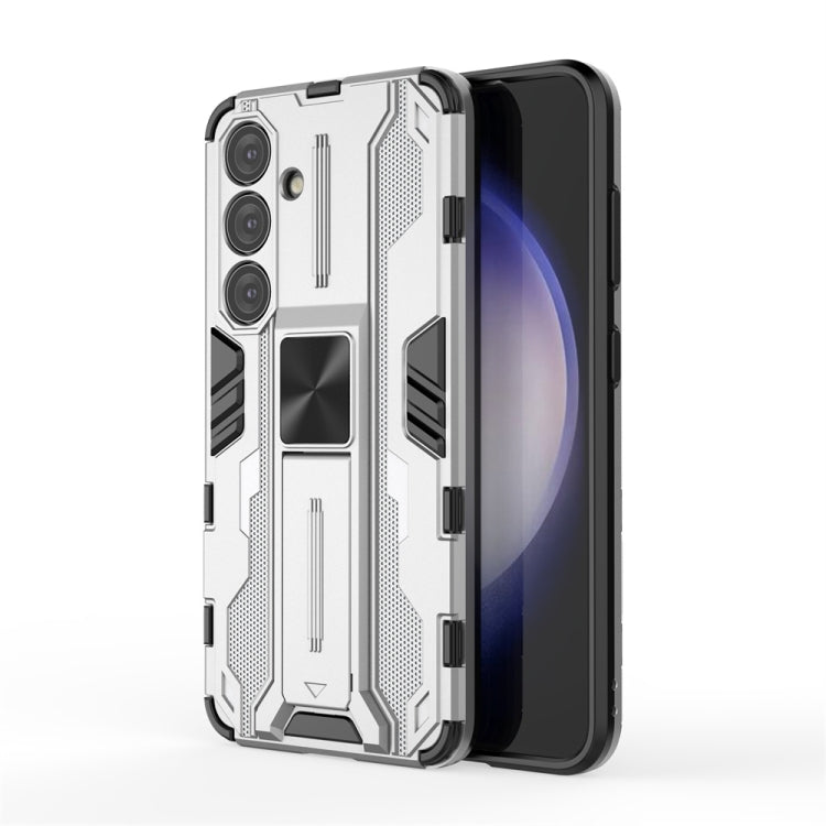 Samsung Galaxy S24 5G Supersonic Armor PC Hybrid TPU Phone case showcasing its durable design and precise cut-outs.