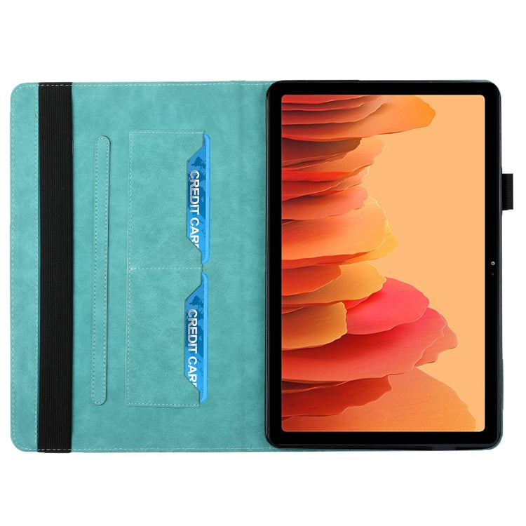 Samsung Galaxy Tab A7 10.4 2020 T500/T505 Rhombus Skin Feel case showcasing its durable TPU and PU leather design.