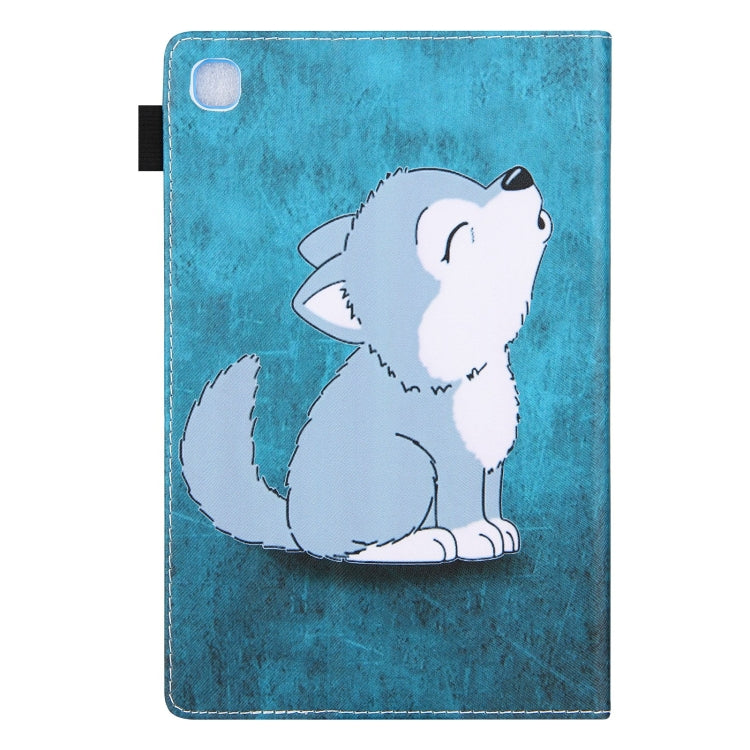 Cute colored drawing leather case for Samsung Galaxy Tab A9+, showcasing its stylish design and protective features.