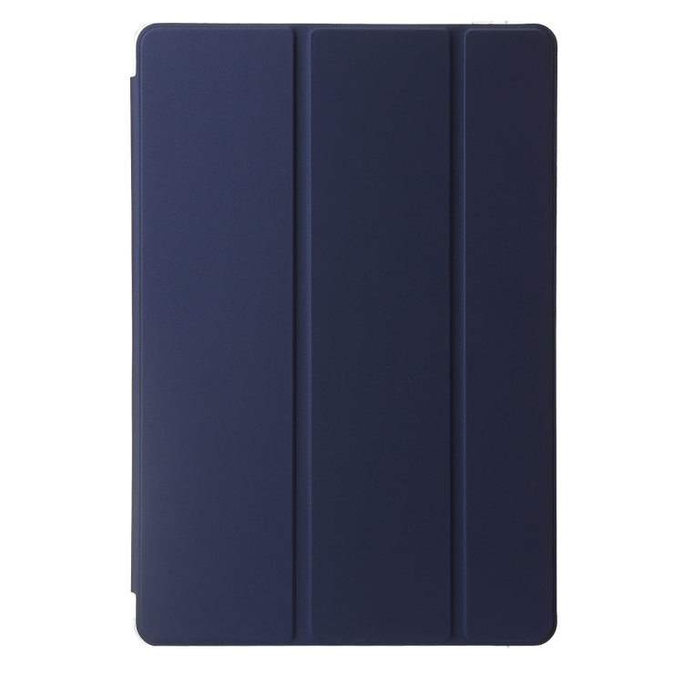 3-Fold Clear Acrylic Leather Case for Samsung Galaxy Tab S9 Ultra and S8 Ultra, showcasing its sleek design and tri-fold functionality.