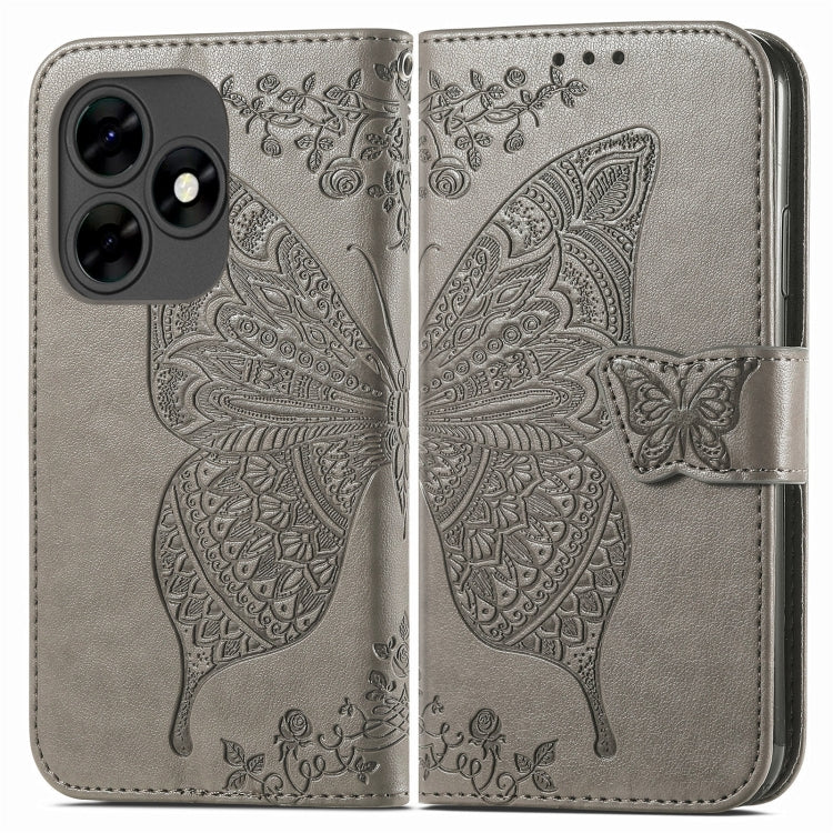 Butterfly Love Flower Embossed Leather Phone Case for Tecno Itel S23+, showcasing floral and butterfly designs.