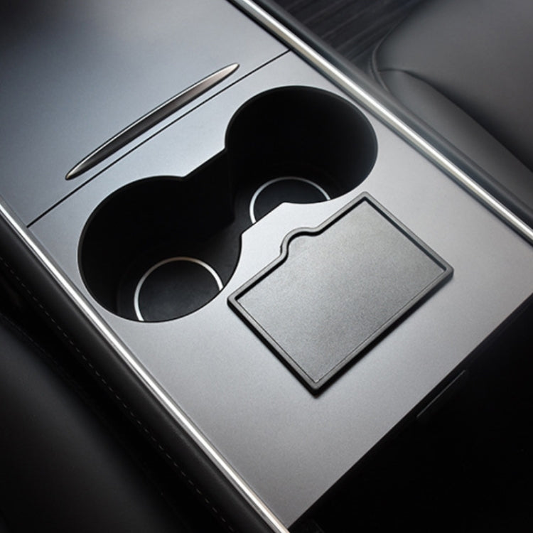 For Tesla Model 3/Y Key Card Limiter Induction Card Fixing Slot, made of durable ABS material, designed for easy installation and secure card holding.