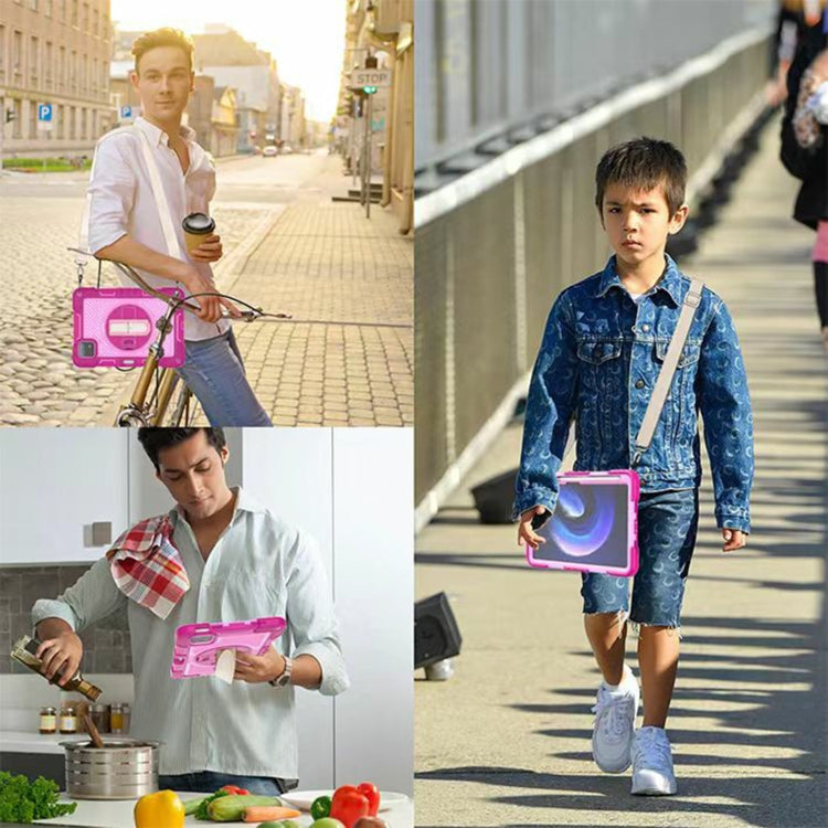 360 Degree Rotation Silicone Case for Xiaomi Pad 6, showcasing its durable design and stand functionality.