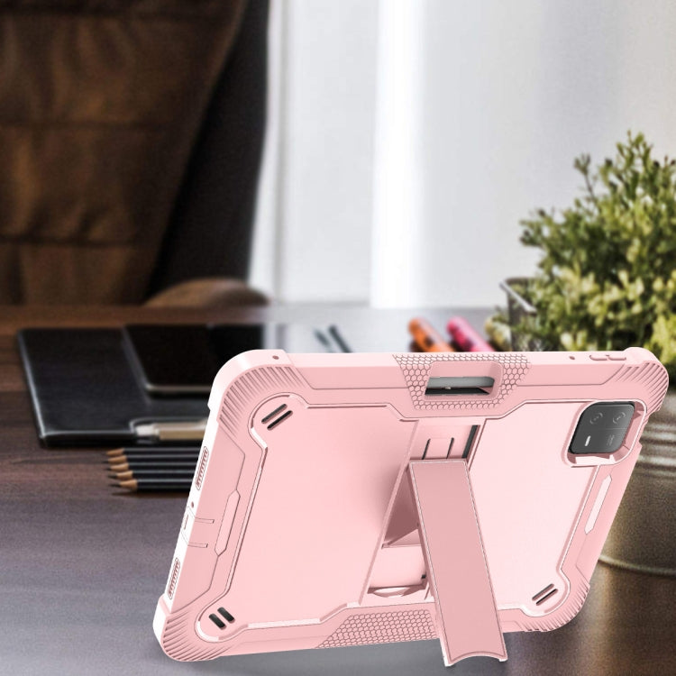 Xiaomi Pad 6 Shockproof Silicone Hybrid PC Tablet Case showcasing its durable design and built-in kickstand.