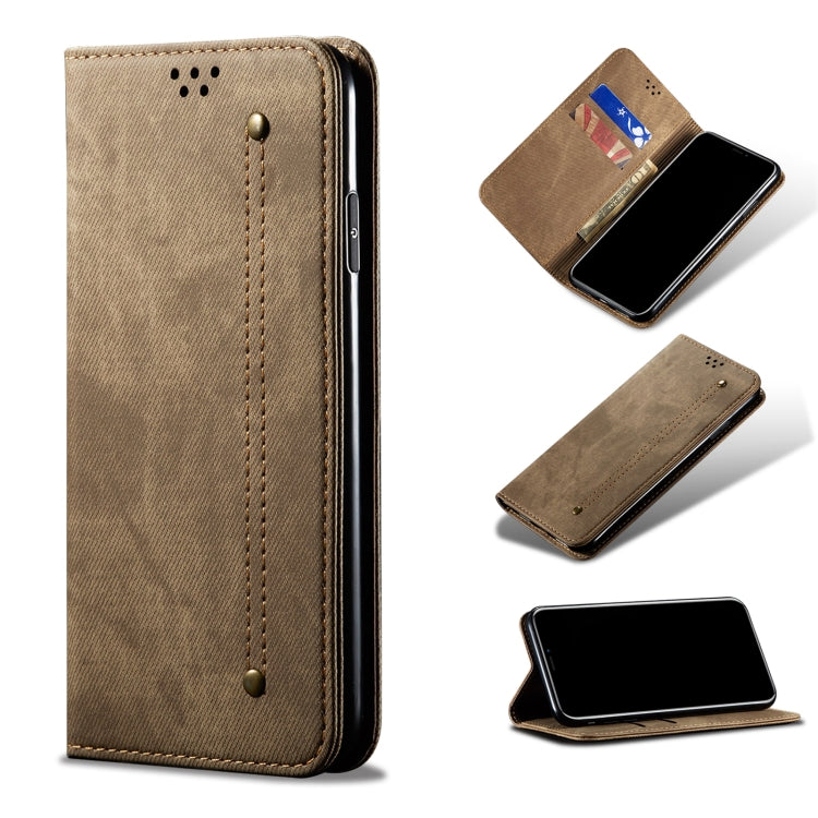 Xiaomi Redmi Note 11 Denim Texture Flip Leather Phone Case showcasing its stylish design and functional features.