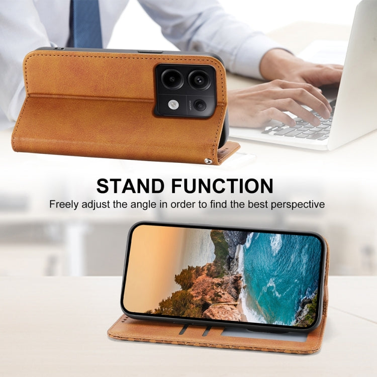 For Xiaomi Redmi Note 13 Pro 5G case featuring a cubic grid calf texture, magnetic closure, and wallet functionality.