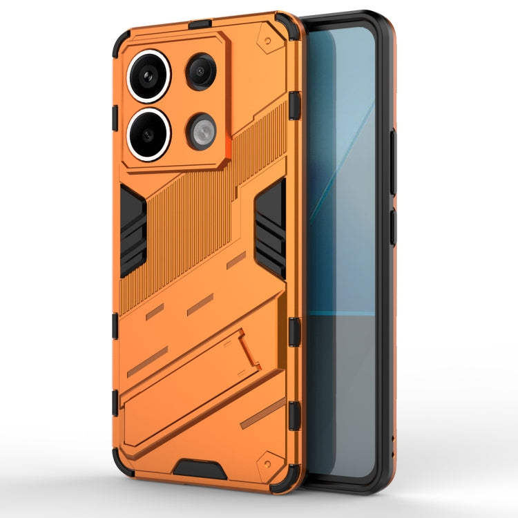 Xiaomi Redmi Note 13 Pro+ Punk Armor 2 in 1 PC + TPU Phone Case showcasing its durable design and precise cutouts.
