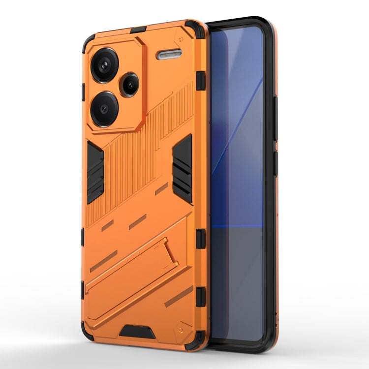 Xiaomi Redmi Note 13 Pro Punk Armor 2 in 1 PC + TPU Phone Case showcasing its durable design and invisible holder feature.