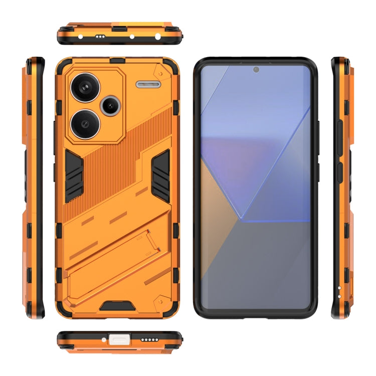 Xiaomi Redmi Note 13 Pro Punk Armor 2 in 1 PC + TPU Phone Case showcasing its durable design and invisible holder feature.