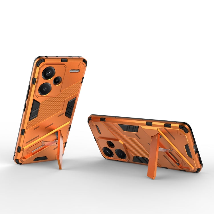 Xiaomi Redmi Note 13 Pro Punk Armor 2 in 1 PC + TPU Phone Case showcasing its durable design and invisible holder feature.