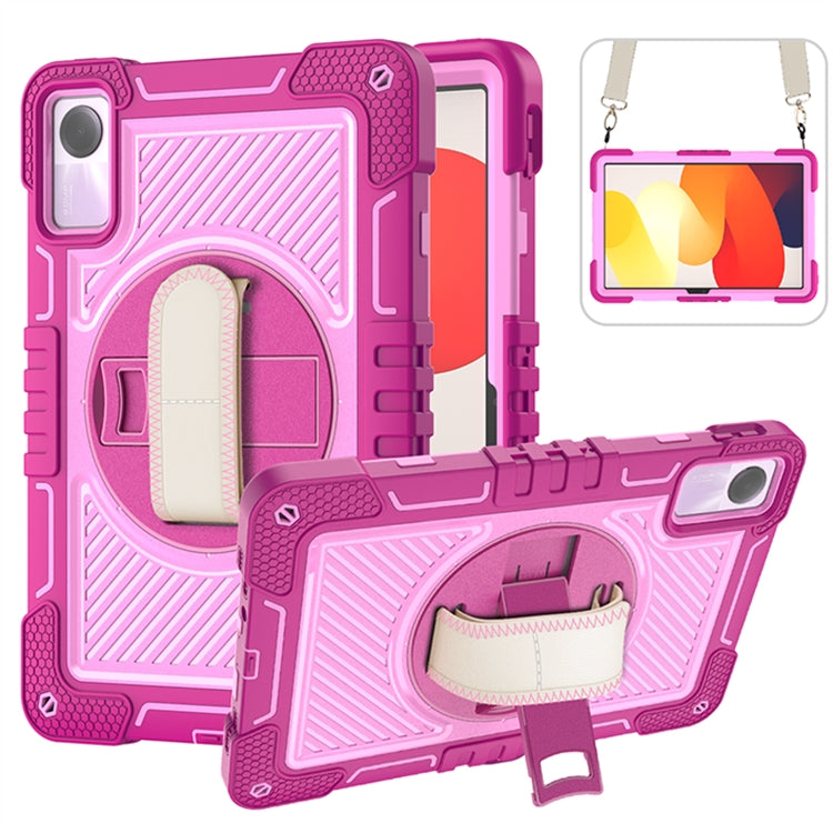 Xiaomi Redmi Pad SE 360 Degree Rotation Silicone Case showcasing its durable design and stand functionality.