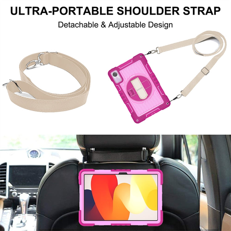 Xiaomi Redmi Pad SE 360 Degree Rotation Silicone Case showcasing its durable design and stand functionality.