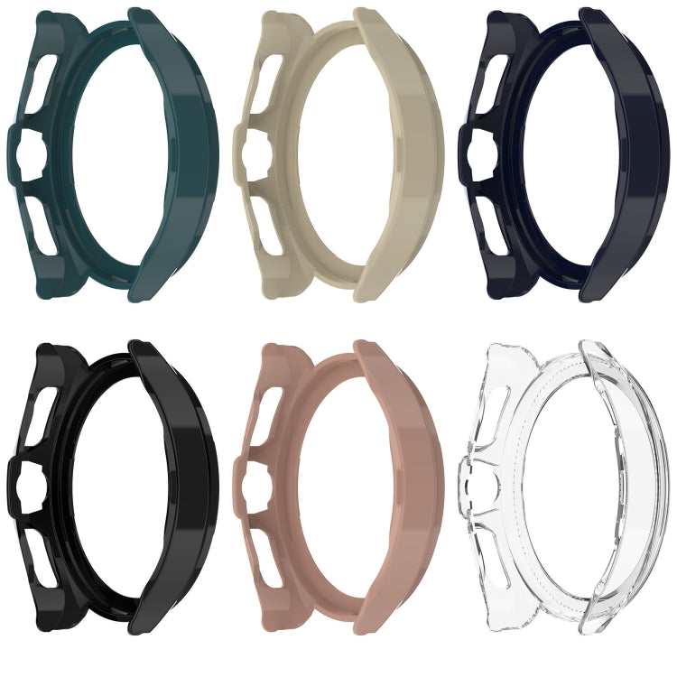 Black PC carved out case for Xiaomi Watch 2 Pro, providing protection and easy access to buttons.