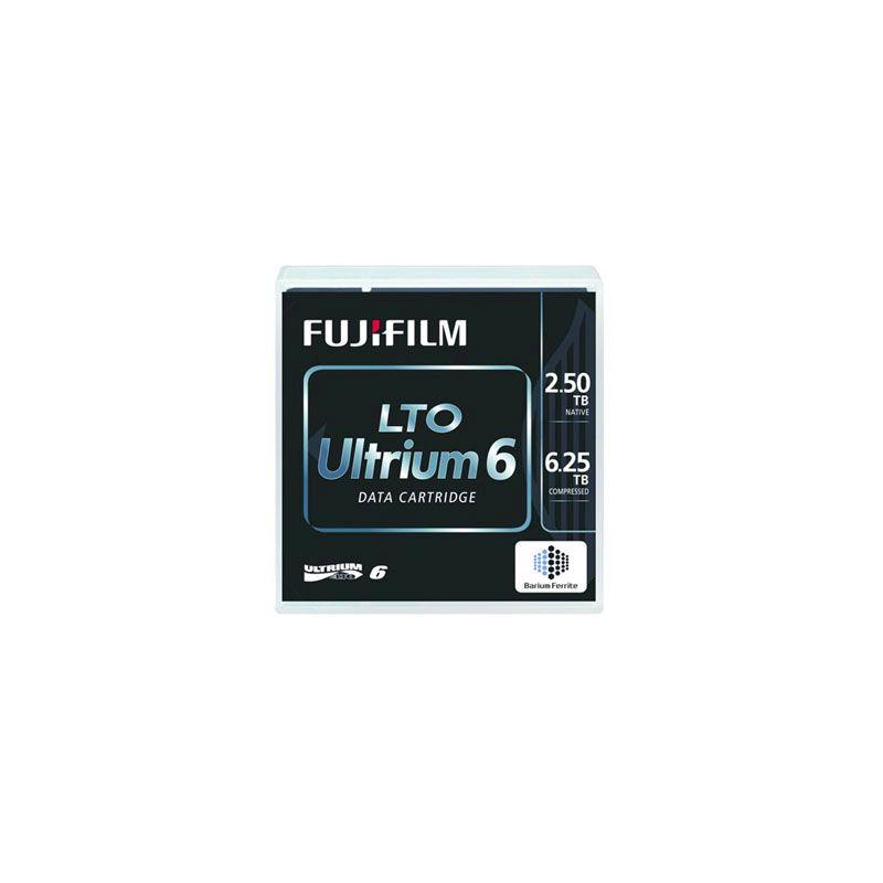 FUJI FILM LTO 6 Tape with 2.5TB-6.25TB storage capacity, designed for reliable data backup and archiving.