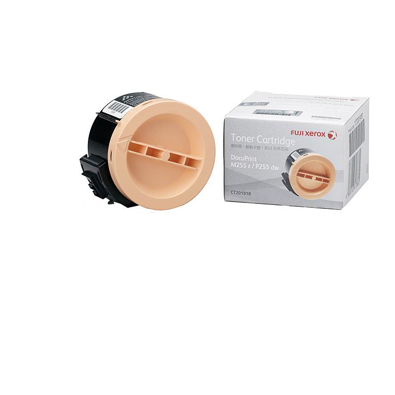 FUJI XEROX CT201918 Black Toner cartridge, designed for high-quality printing, yielding 2,500 pages, compatible with specific FUJI XEROX printers.