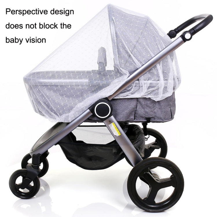 Full Cover Folding Mosquito Net for strollers, featuring high-density mesh for insect protection and a compact, portable design.