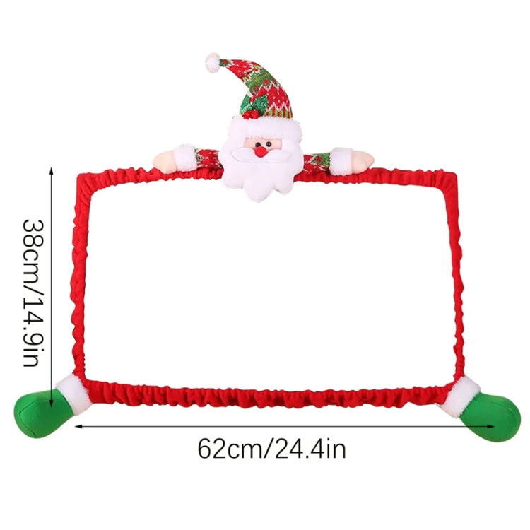 F-W232 Elderly Model 3D Cartoon Dust Protection Computer Sleeve featuring a cute cartoon design, perfect for Christmas decorations.