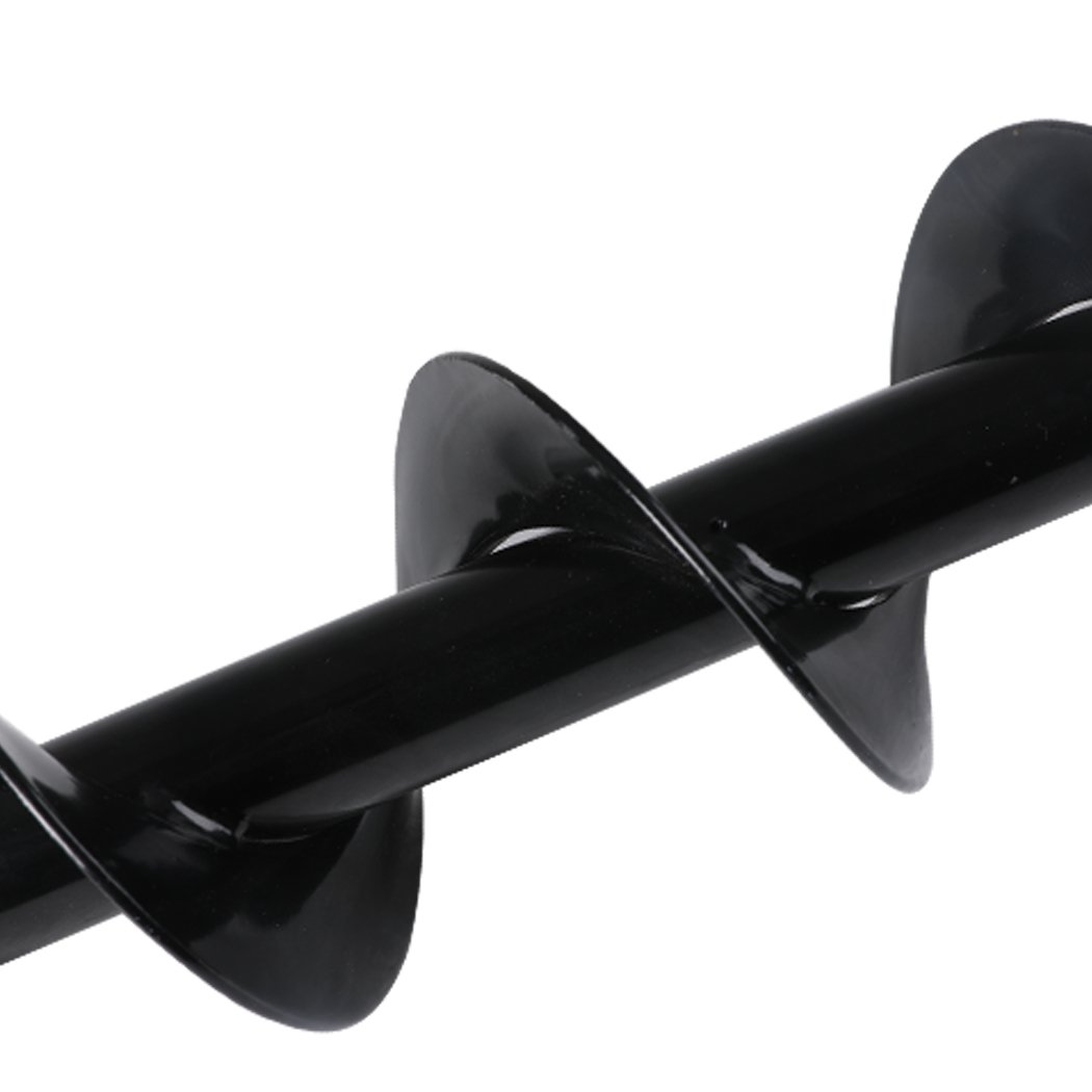 Garden Auger Drill Spiral Earth Bit Power Post Hole Digger, made of heavy-duty steel with a sharp tip for efficient planting.