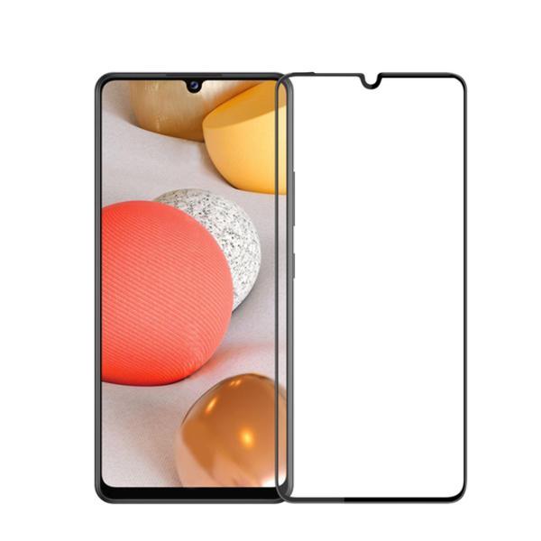 GENERIC Premium Edge to Edge Tempered Glass Screen Protector for Samsung Galaxy A42, showcasing its sleek design and full coverage.