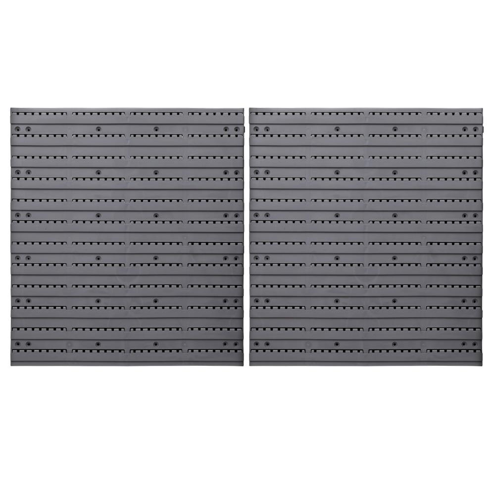 Giantz 96 Storage Bin Rack featuring multiple detachable bins for tool organization in a garage setting.