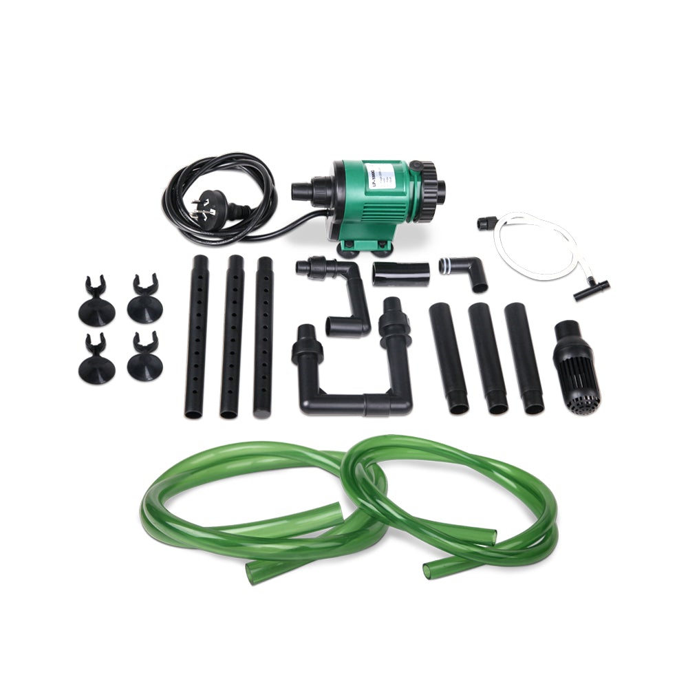 Giantz Aquarium External Canister Filter with hoses and pipes, designed for efficient water filtration in aquariums.