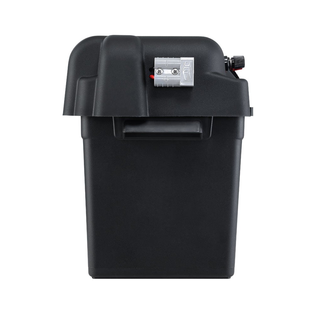 GIANTZ Battery Box 12V, portable power station for camping with USB ports and cigarette lighter socket.