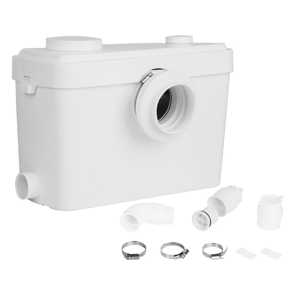 Giantz Toilet Disposal Unit with stainless steel blades and three inlet ports for efficient waste management.