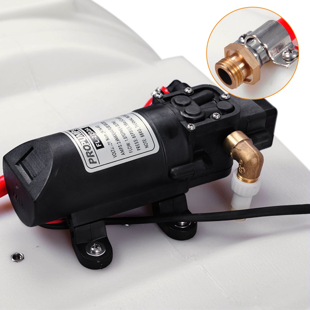 Giantz Weed Sprayer with 100L tank and trailer, showcasing its robust design and adjustable boom for efficient weed control.