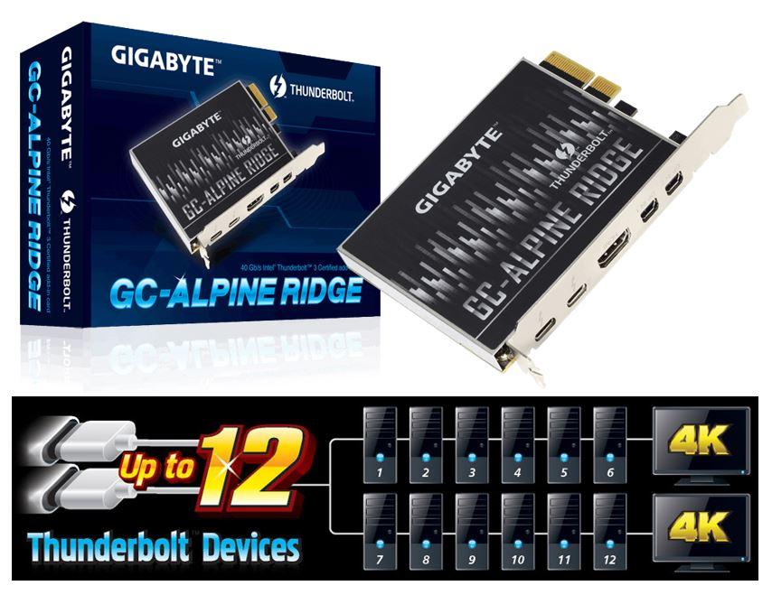 Gigabyte Thunderbolt 3 expansion card