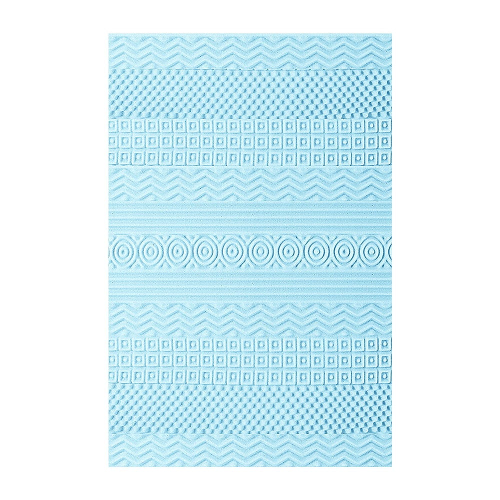 Giselle Bedding 11-zone Memory Foam Mattress Topper in queen size, showcasing its 8cm thickness and eco-friendly bamboo cover.