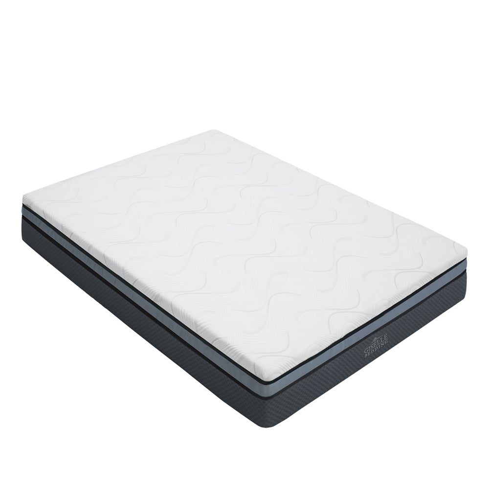 Giselle Bedding Cool Gel Memory Foam Mattress in King Single Size with a premium knitted fabric cover and multi-layer foam structure.