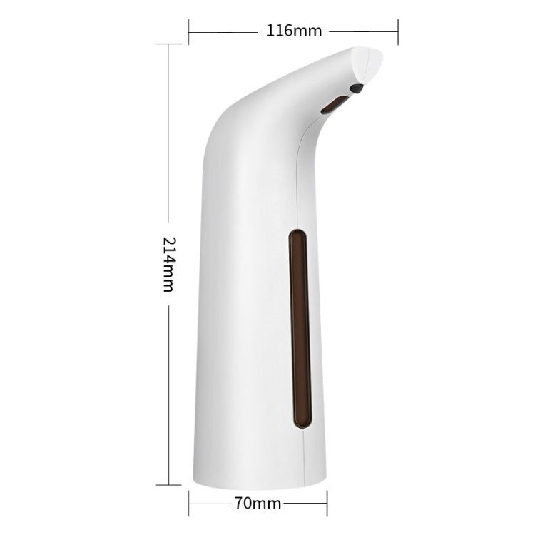 GM-S1805B Infrared Sensor Soap Dispenser in white, showcasing its sleek design and automatic dispensing feature.