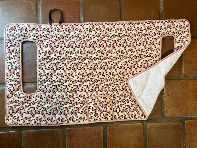 Padded and weatherproof golf cart seat covers with a cell phone pocket, designed for comfort and protection against the elements.