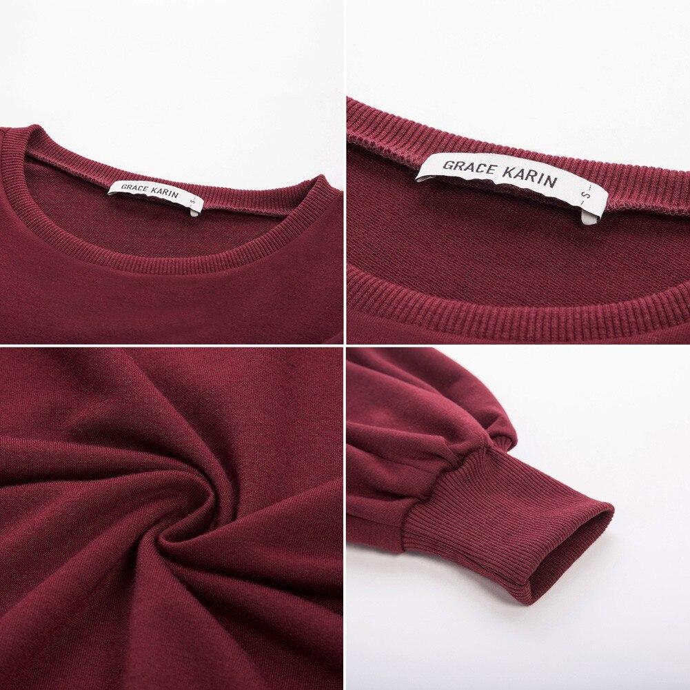 Grace Karin Summer Mini Dress featuring A-line silhouette, lantern sleeves, and belt sashes in a solid color, perfect for summer outings.