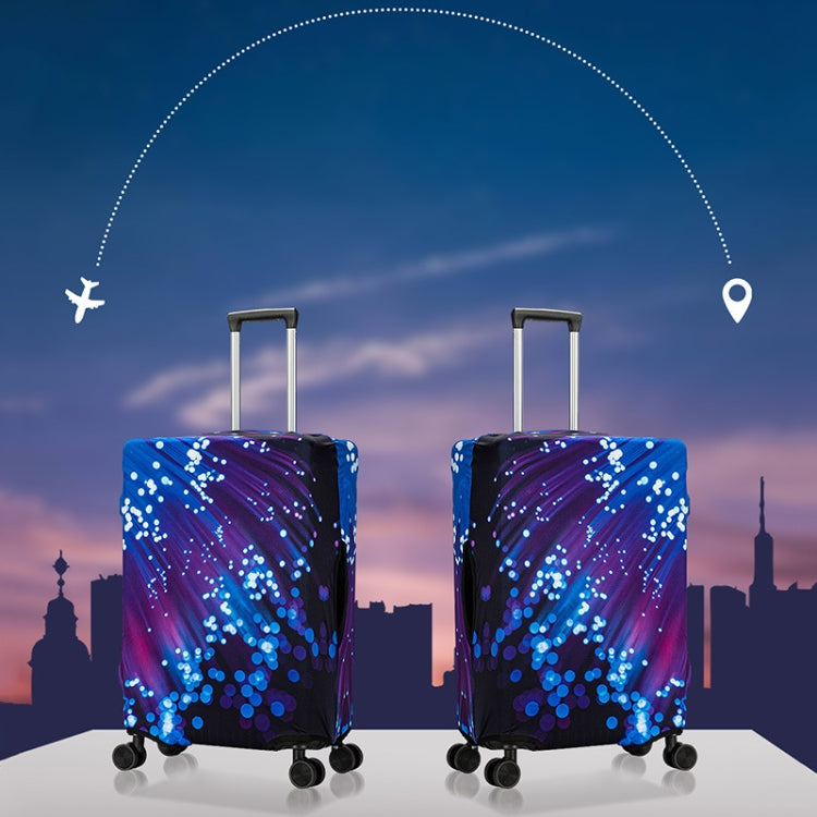 Graffiti Luggage Dust Cover in vibrant colors, designed to protect suitcases from dust and scratches during travel.