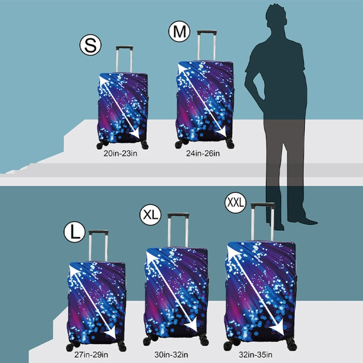 Graffiti Luggage Dust Cover in vibrant colors, designed to protect suitcases from dust and scratches during travel.