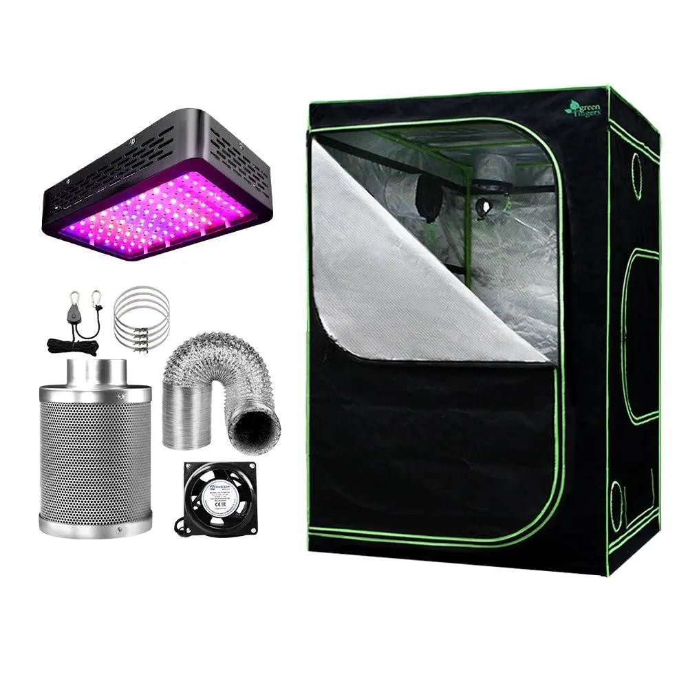 Greenfingers Grow Tent with 1000W LED Grow Light, featuring a spacious interior and durable construction for optimal plant growth.