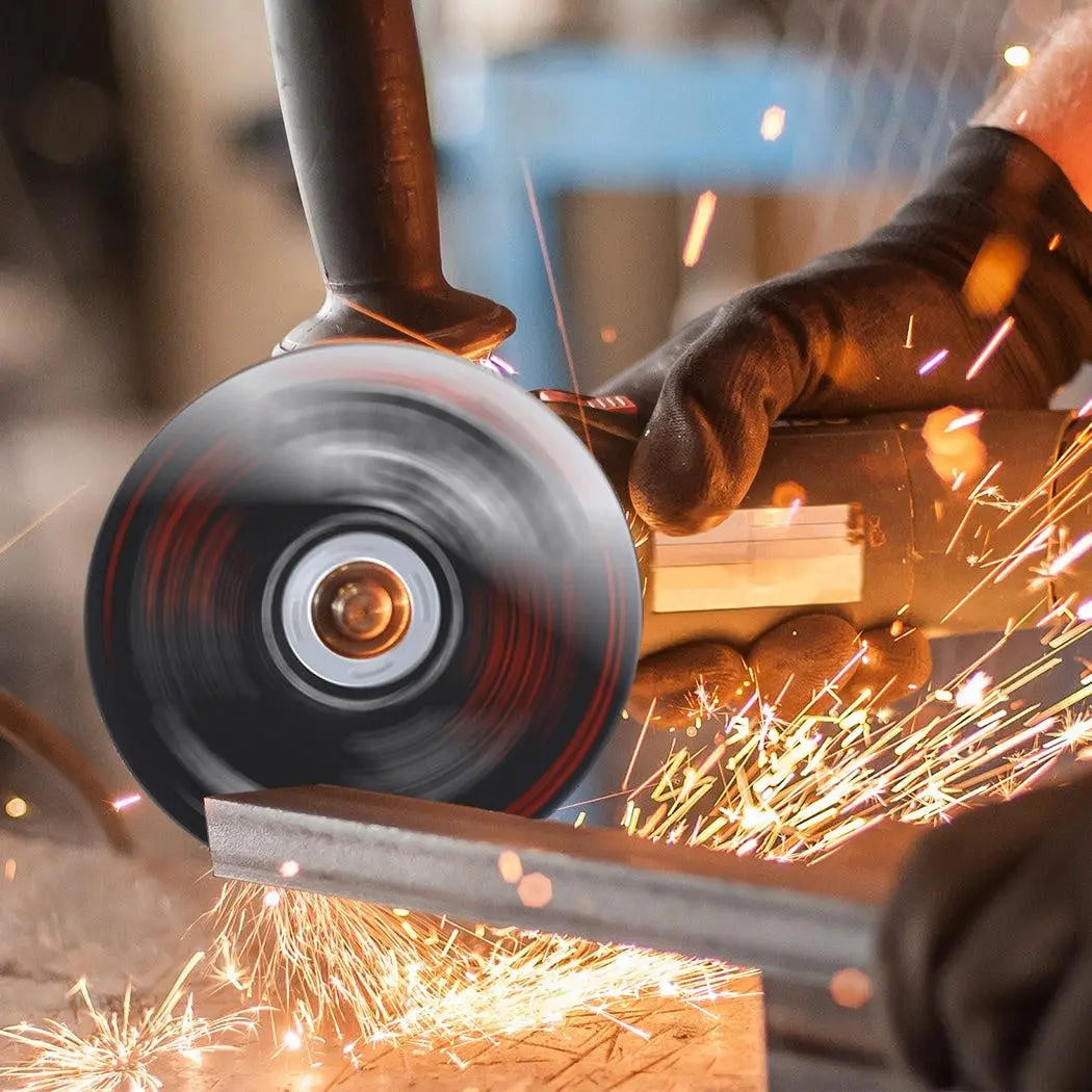 5-inch cutting disc for angle grinder, designed for precision metal cutting with reinforced mesh and steel center ring.