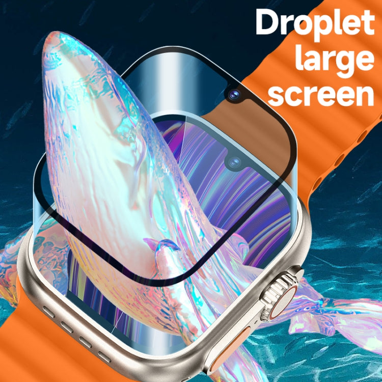 GS37 Smart Phone Watch with a 1.95-inch screen, showcasing its sleek design and advanced features.