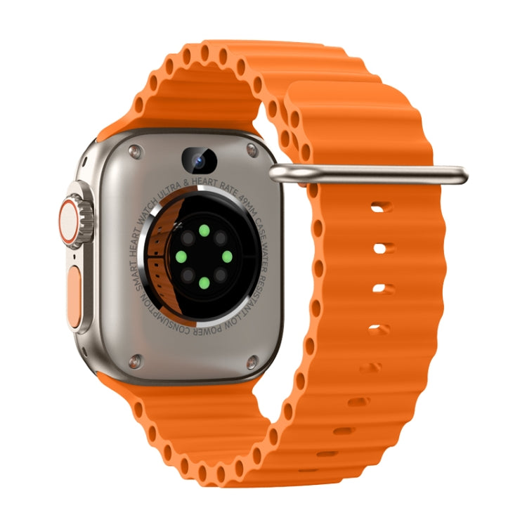 GS37 Smart Phone Watch with a 1.95-inch screen, showcasing its sleek design and advanced features.