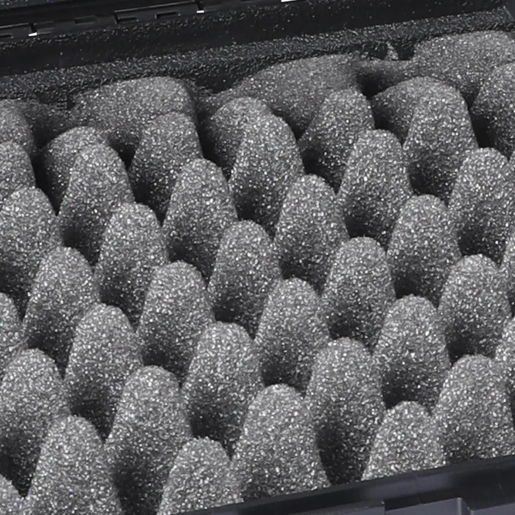 Portable Hard Double Shotgun Rifle Hunting Carry Box with secure latches and padded interior for firearm protection.