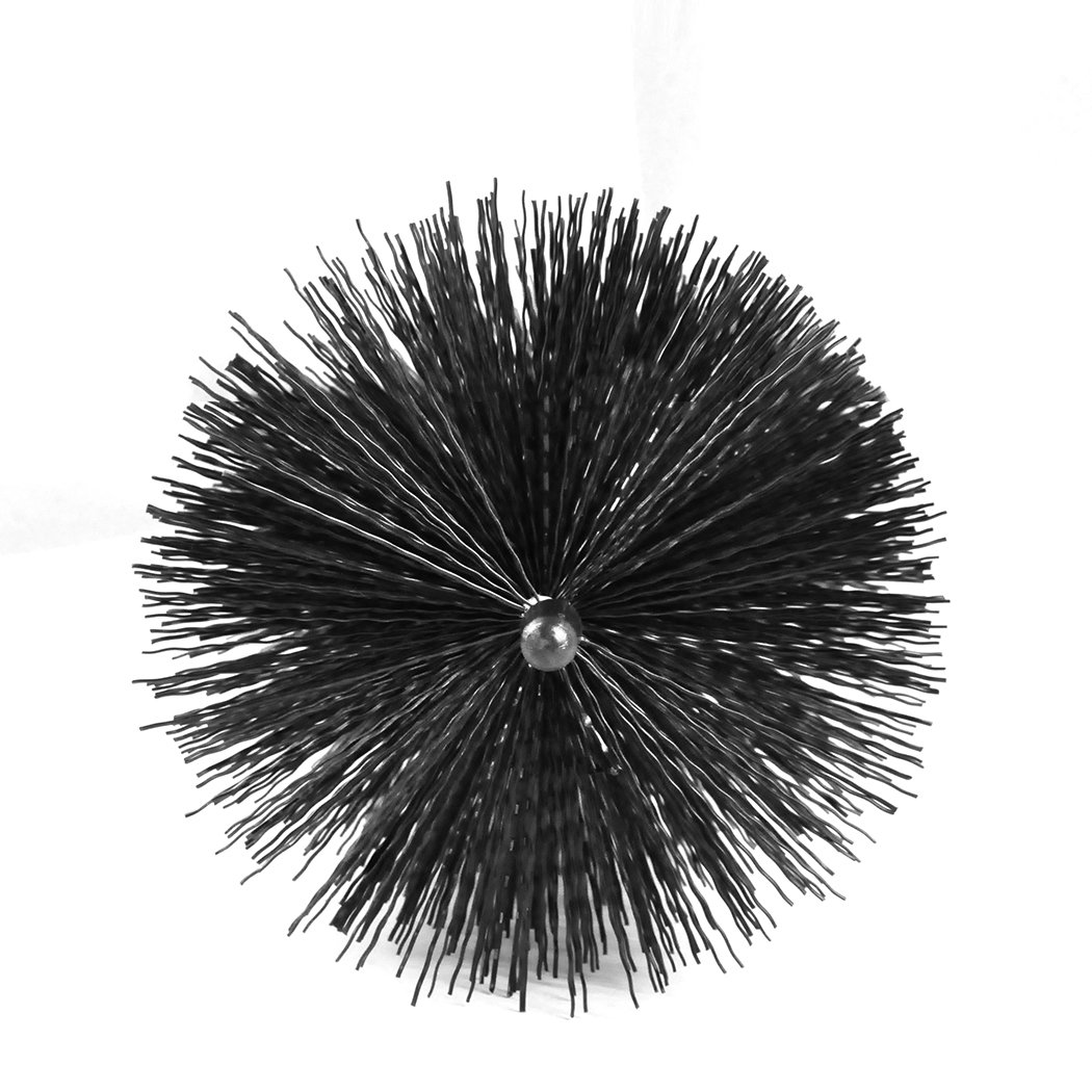 Heavy-duty Gutter Brush Guard in black, measuring 92x10cm, designed to filter leaves and debris from gutters.