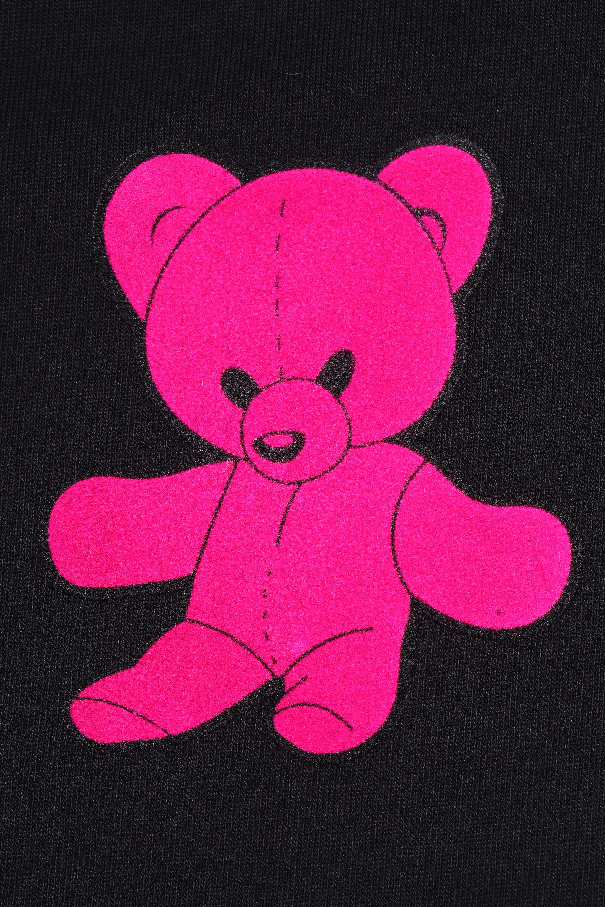 Harajuku Bear Print Casual Pullover T-Shirt for women in vibrant colors, featuring a cute bear design and short sleeves.