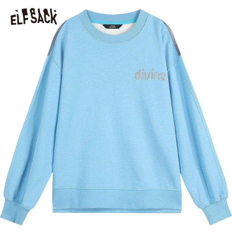 Harajuku Graphic Print Casual Pullover Sweatshirt for women in blue, featuring a stylish graphic design and comfortable fit.