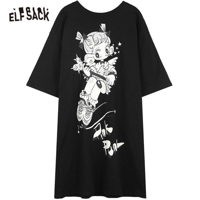 Harajuku Graphic Print Straight Casual Vintage Dress for women, featuring a backless design with a bow, knee-length cut, and vibrant print.