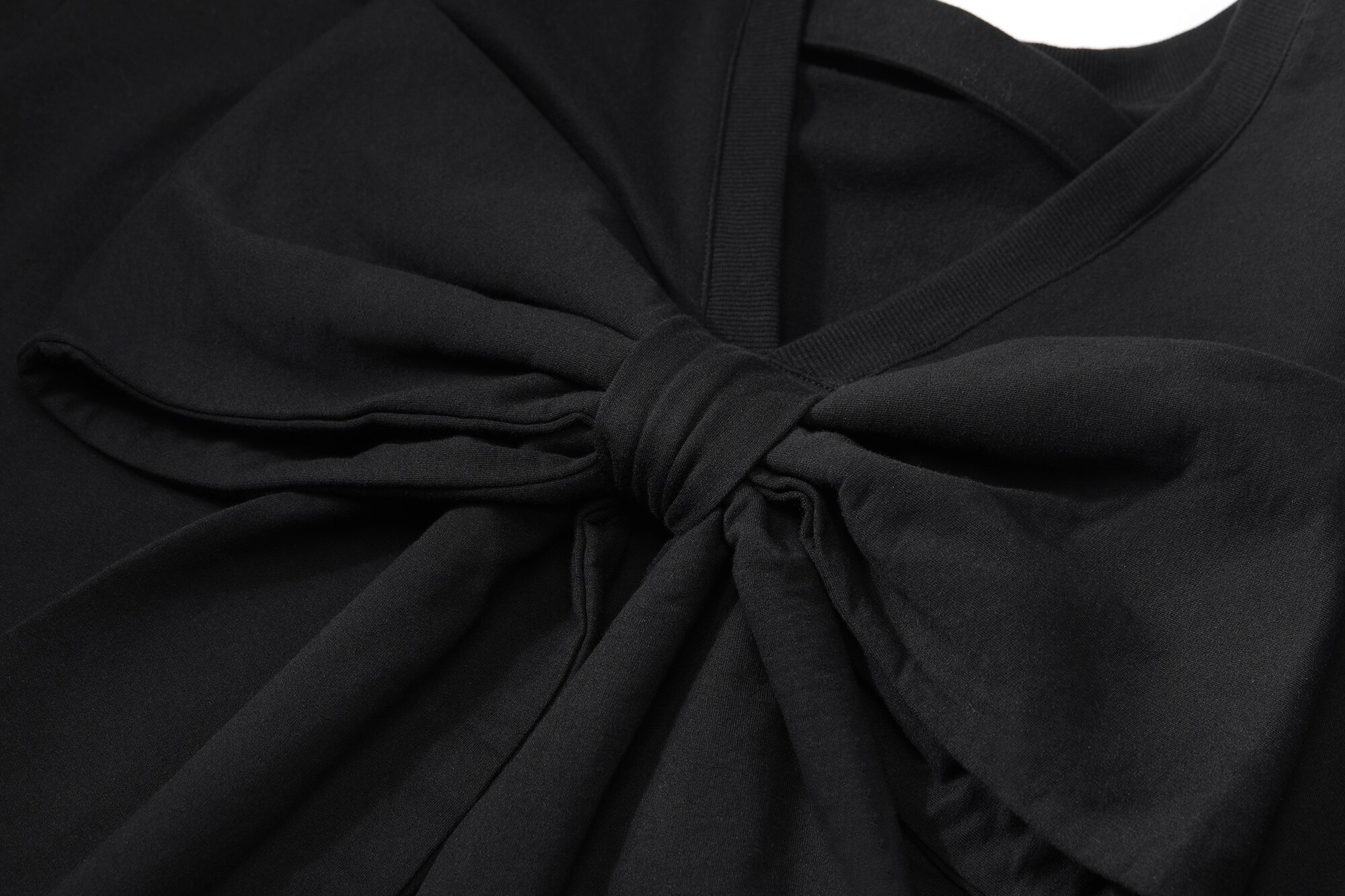 Harajuku Graphic Print Straight Casual Vintage Dress for women, featuring a backless design with a bow, knee-length cut, and vibrant print.