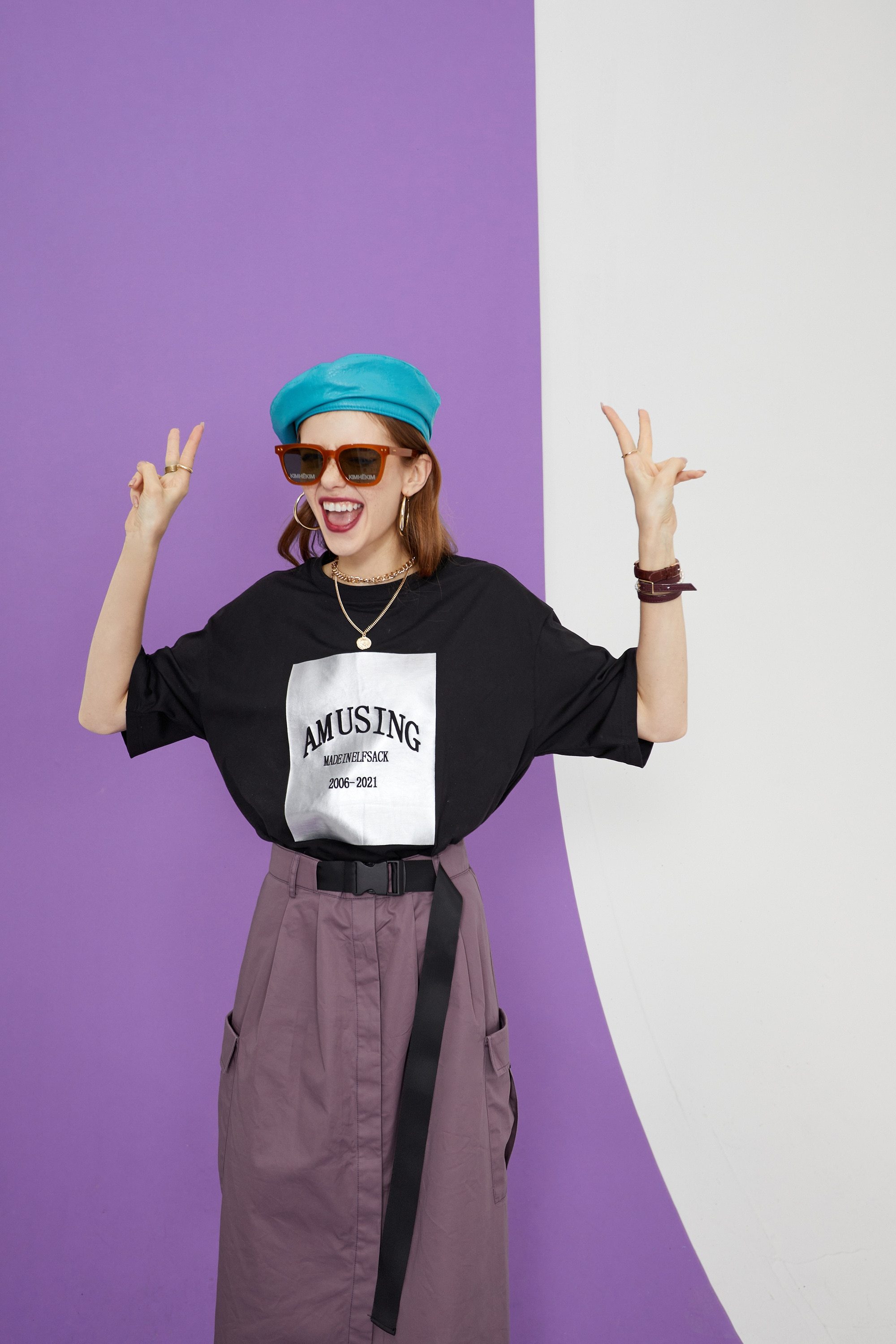 Harajuku Letter Painted Casual Oversized T-Shirt for Women, featuring a stylish letter design in a comfortable cotton fabric.