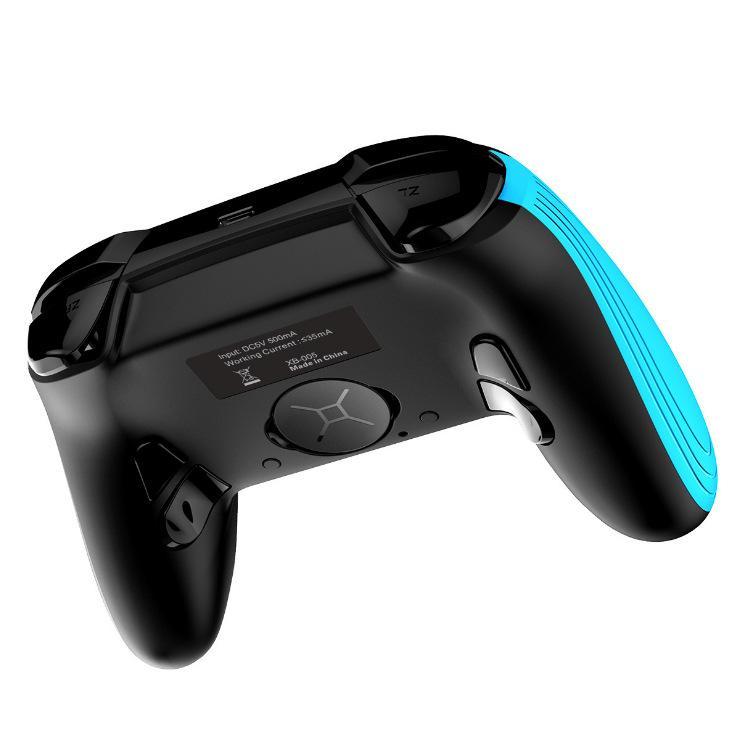 High Quality Black Bluetooth Game Wireless Controller with ergonomic design and customizable buttons, ideal for gaming on multiple devices.