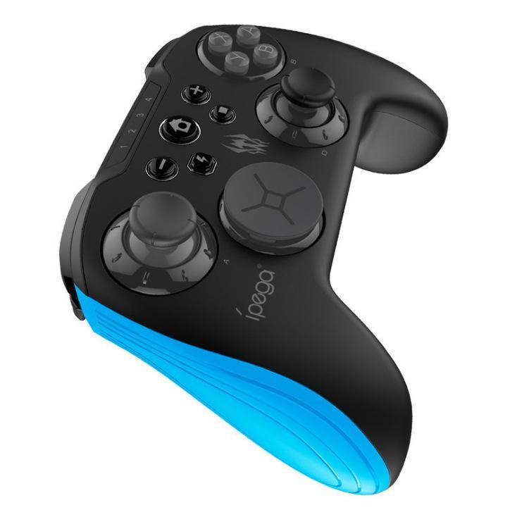 High Quality Black Bluetooth Game Wireless Controller with ergonomic design and customizable buttons, ideal for gaming on multiple devices.