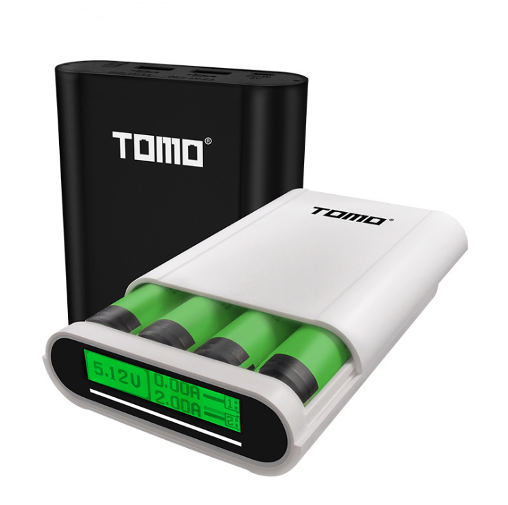 High Quality Mobile Power Box DIY Power Bank and Charger with LCD display and dual inputs for custom battery capacity.